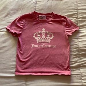 Juicy couture cropped shirt